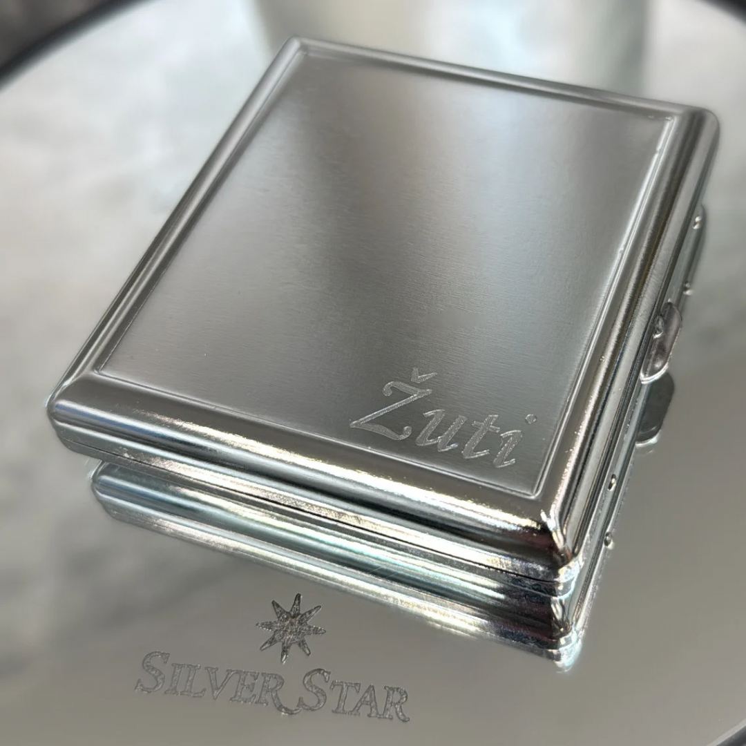 Tabakera sa graviranjem po Vašoj želji - Silver Star