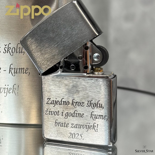 Zippo upaljač sa posvetom