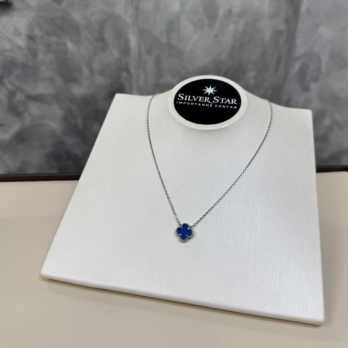 Srebrna ogrlica CLOVER - Silver Star