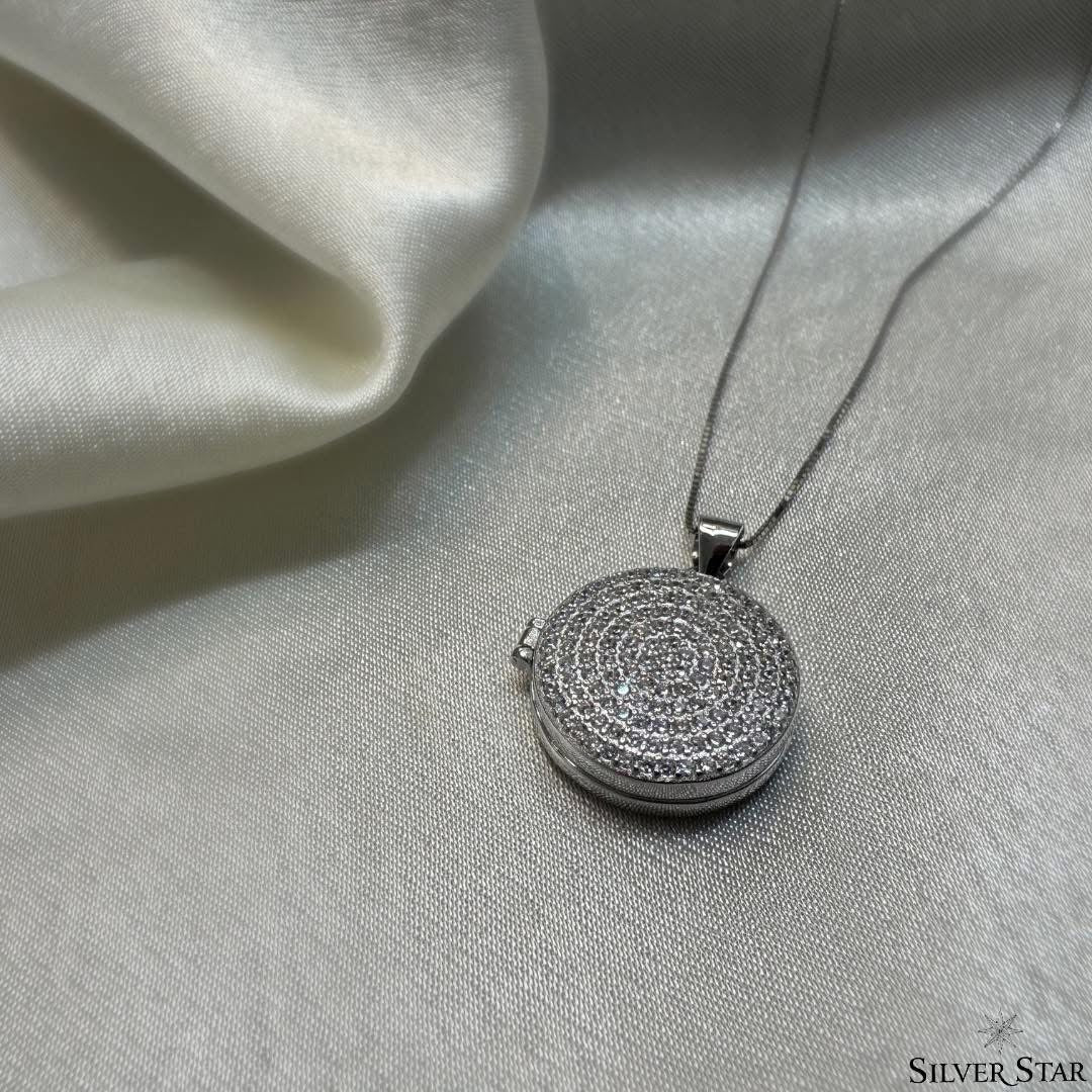 Srebrni medaljon za slike DIAMOND u više oblika - Silver Star
