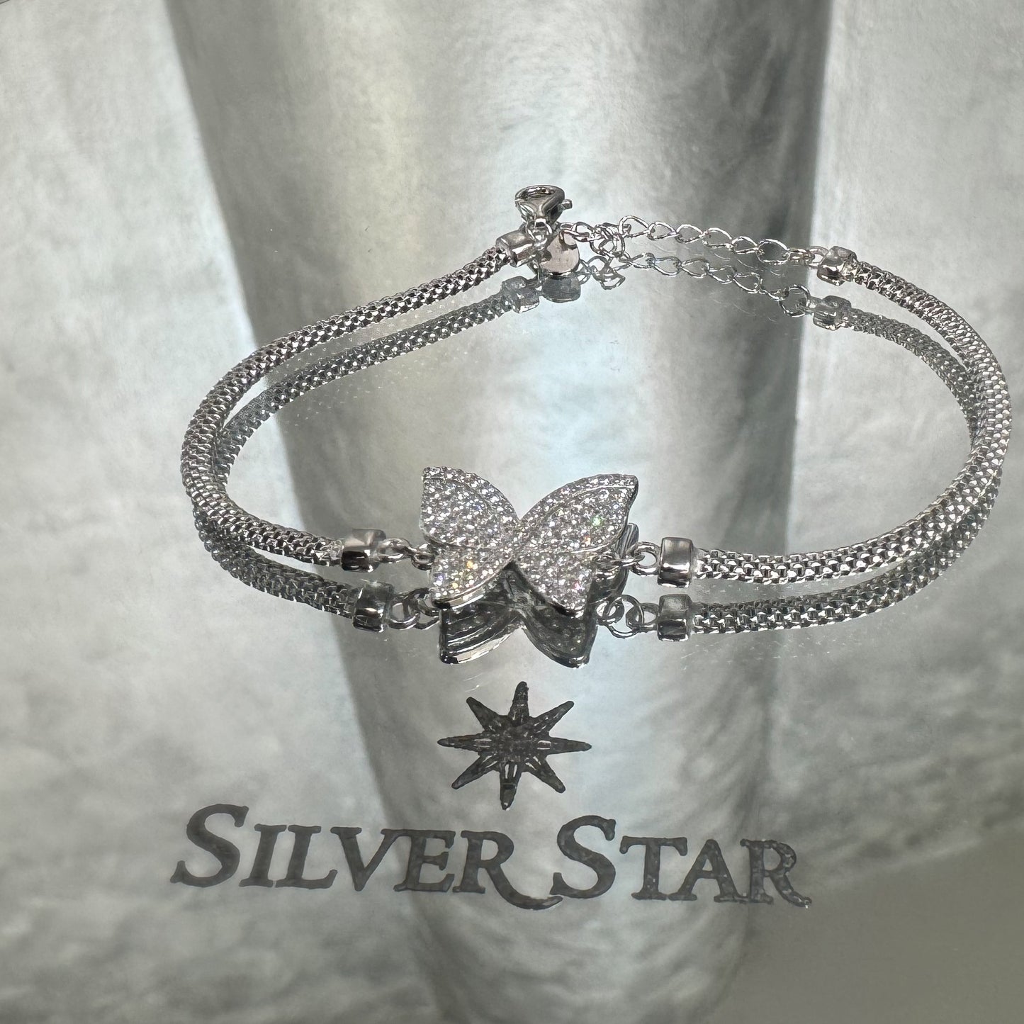 Srebrna narukvica CALZA leptir - Silver Star