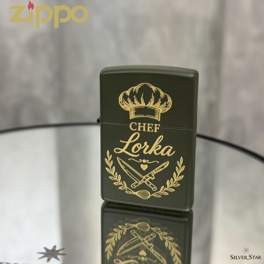 Zippo original upaljač Green Matte - Mat zeleni