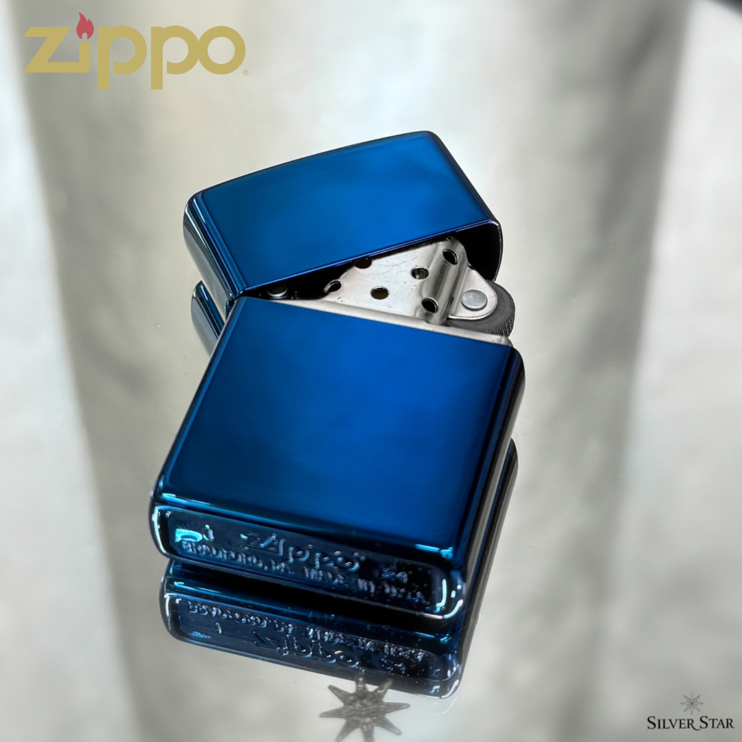 Zippo original upaljač POLIRANI PLAVI