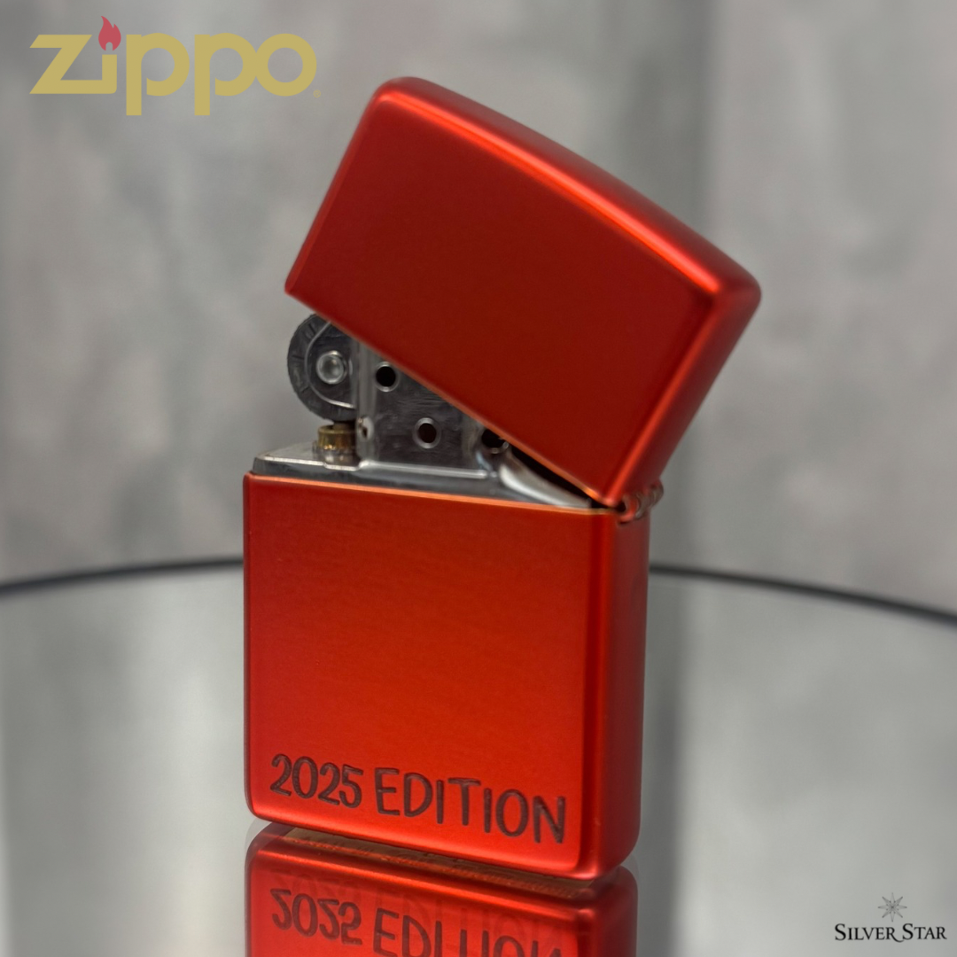 Zippo original upaljač METALIK CRVENI
