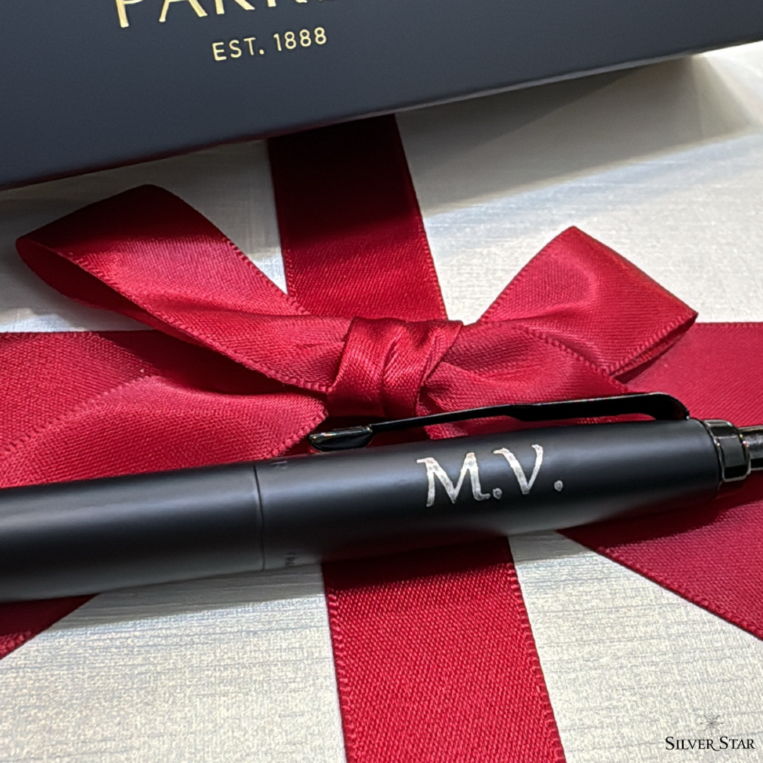 Parker kemijska olovka Black - Silver Star