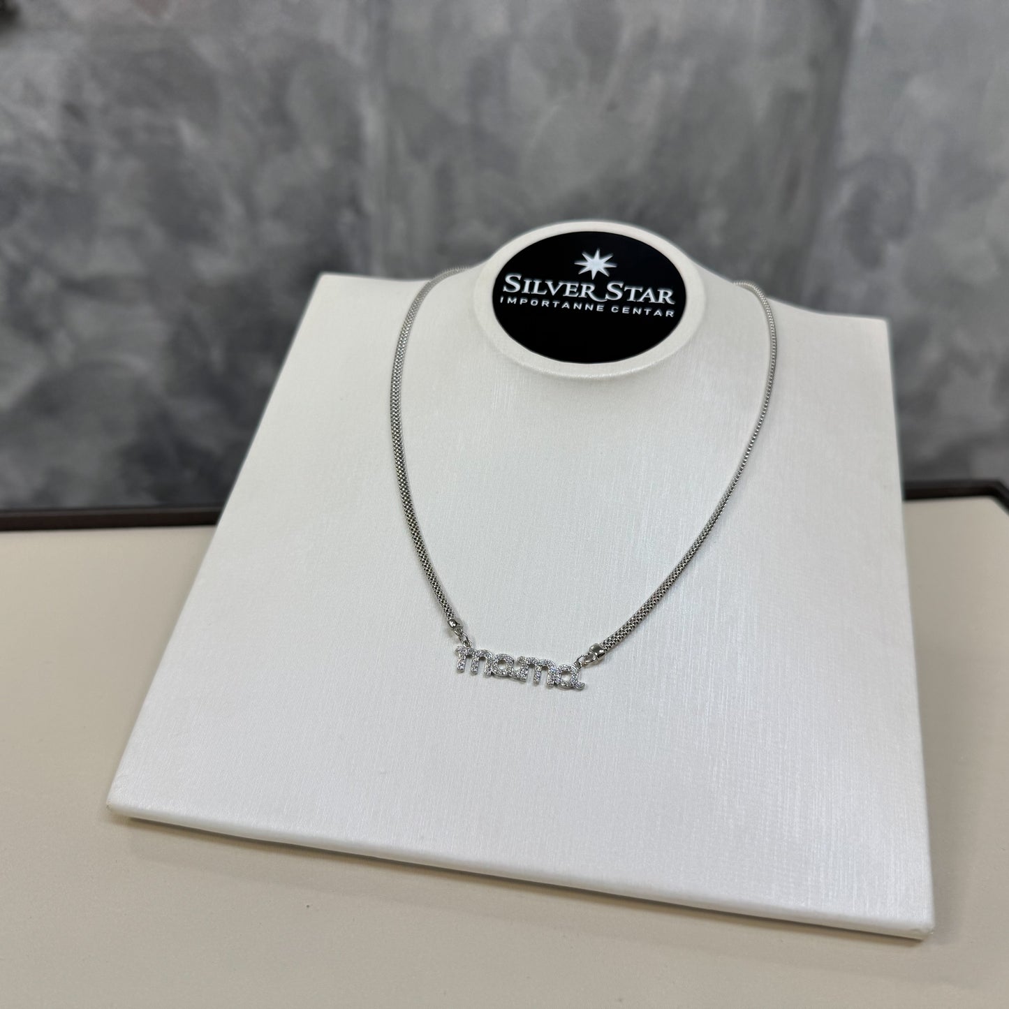 Srebrna ogrlica CALZA mama - Silver Star
