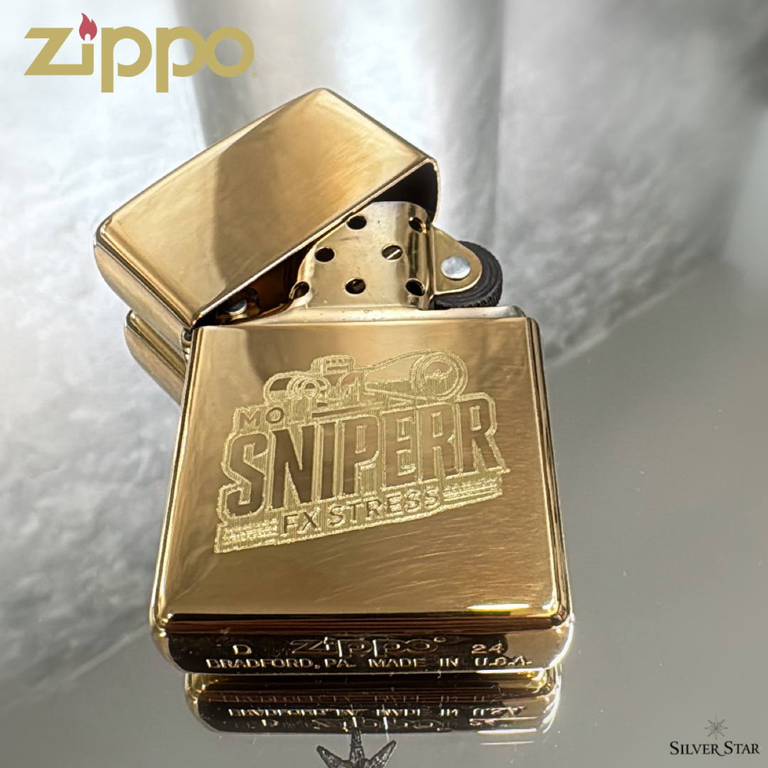 Zippo original upaljač zlatni sjajni