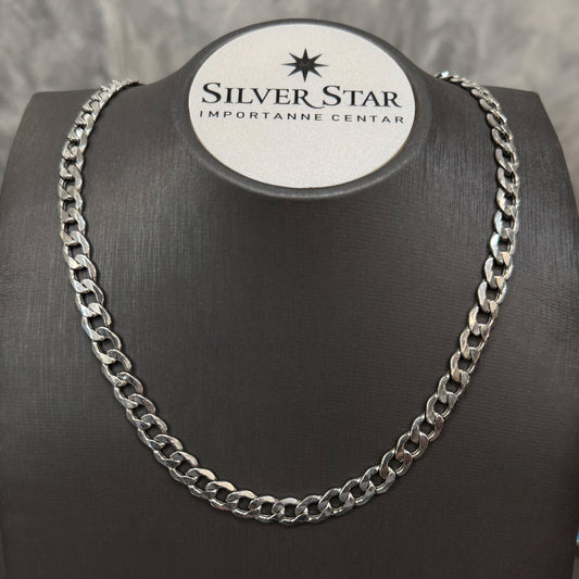 Srebrni lančić kubanski vez - Silver Star