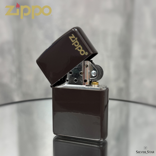 Zippo original upaljač smeđi ZIPPO logo