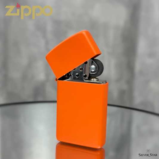 Zippo original upaljač mat narančasti SLIM