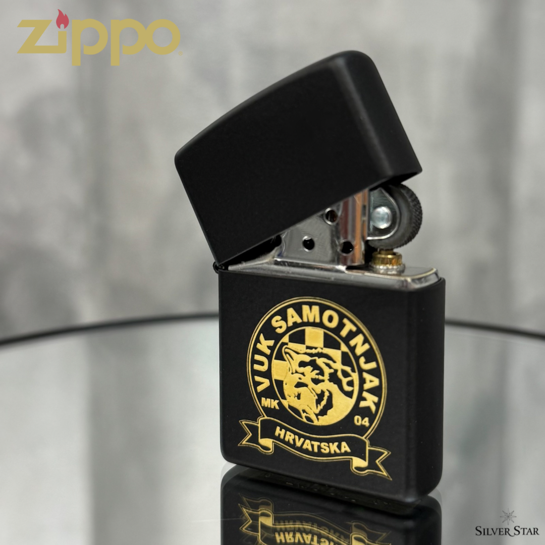 Zippo original upaljač mat crni