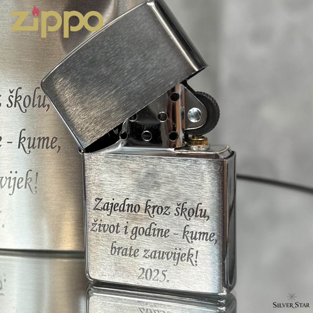 Zippo upaljač sa posvetom