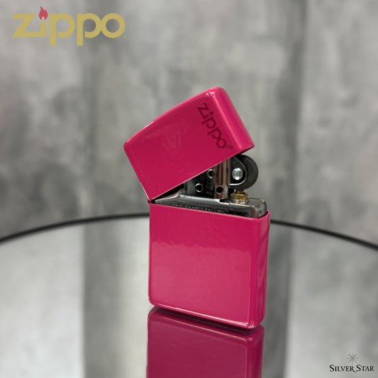 Zippo original upaljač Florescentno ružičasti sa ZIPPO logom