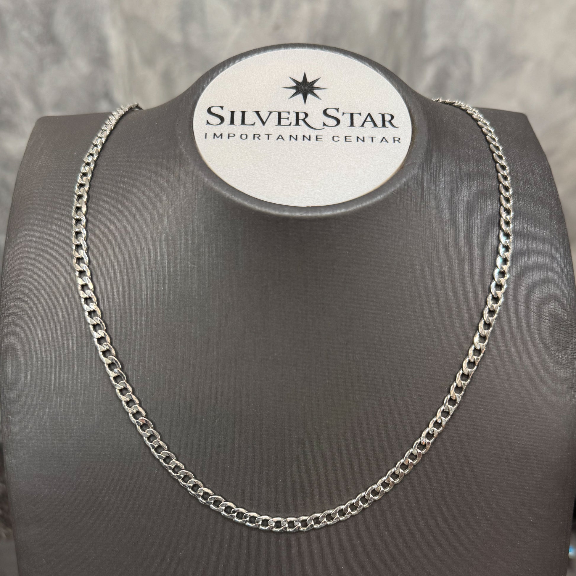 Srebrni lanac kubanski vez - Silver Star