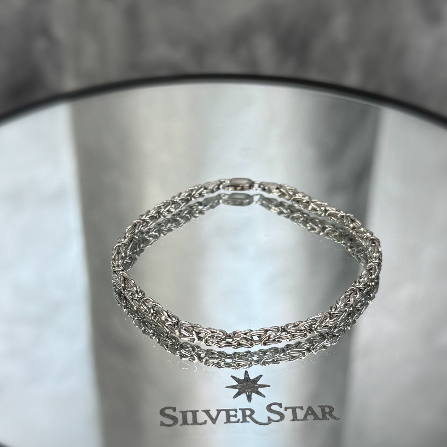 Srebrna narukvica kraljevski vez - Silver Star