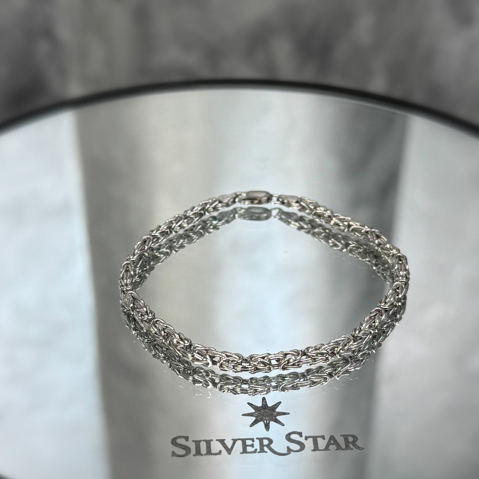 Srebrna narukvica kraljevski vez - Silver Star