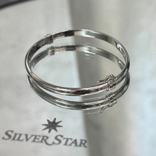 Srebrna kruta narukvica - Silver Star
