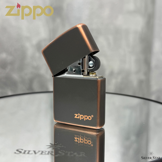 Zippo original upaljač RUSTIC BRONZE Zippo logo