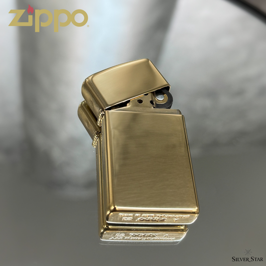 Zippo original upaljač polirani zlatni SLIM