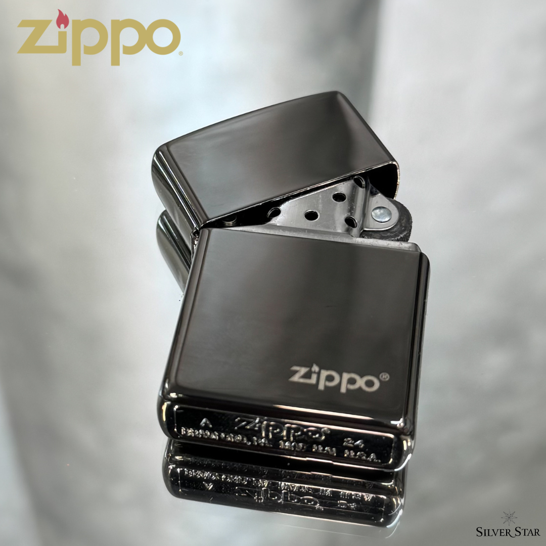 Zippo original upaljač BLACK ICE sa ZIPPO logom