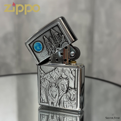 Zippo original upaljač Vukovi BLUE MOON