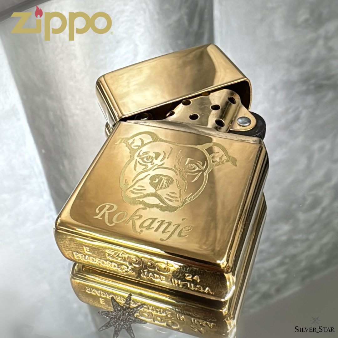 Zippo original upaljač zlatni sjajni