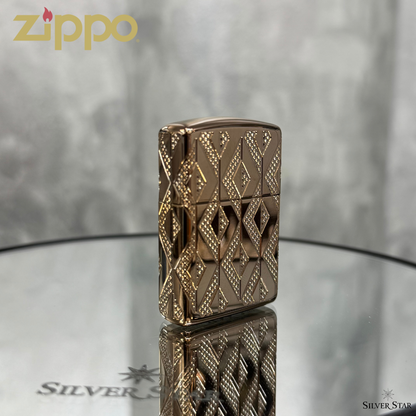 Zippo original upaljač Rose Gold ARMOUR 360 - Silver Star