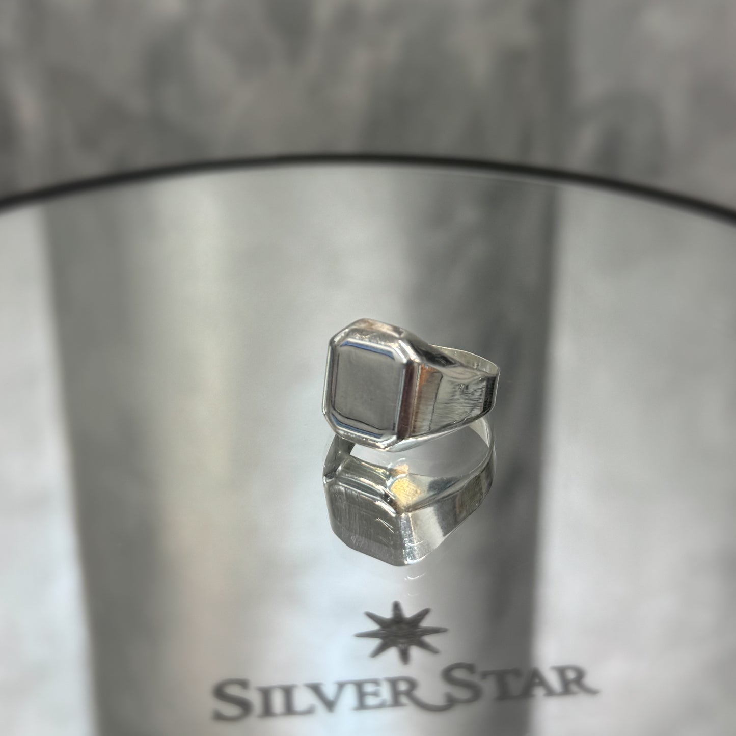 Srebrni pečatnjak sa graviranjem po Vašoj želji - Silver Star