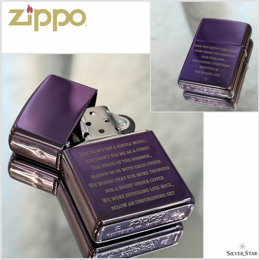Zippo original upaljač ljubičasti