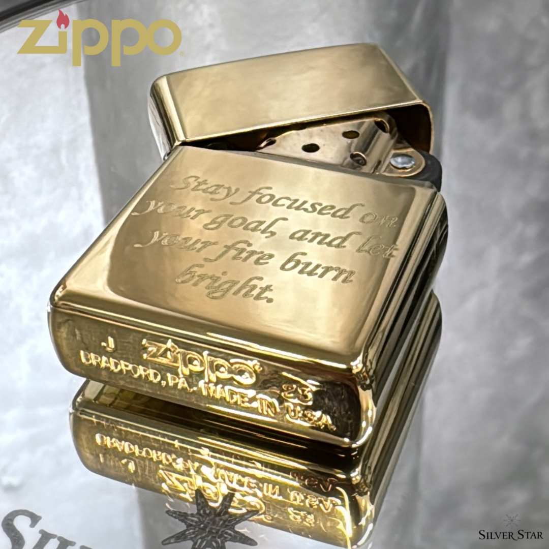 Zippo original upaljač zlatni sjajni - Silver Star