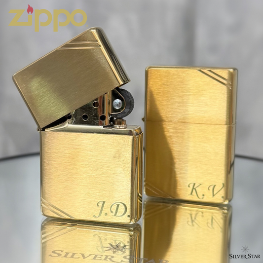 Zippo original upaljač Vintage Look - Silver Star