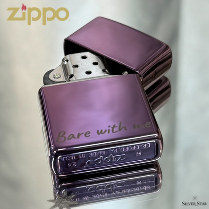 Zippo original upaljač ljubičasti sa ZIPPO logom