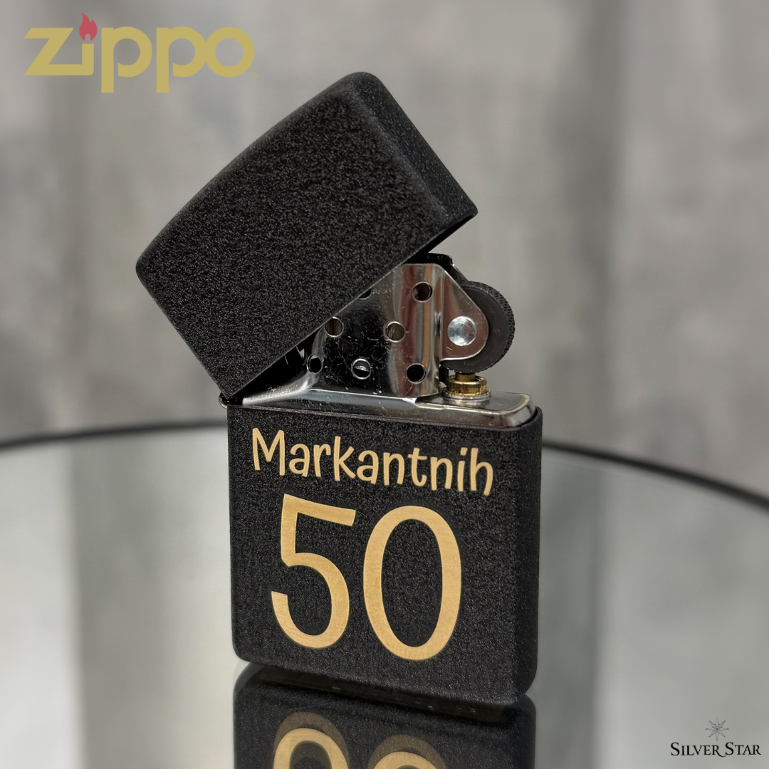 Zippo original upaljač Black Crackle