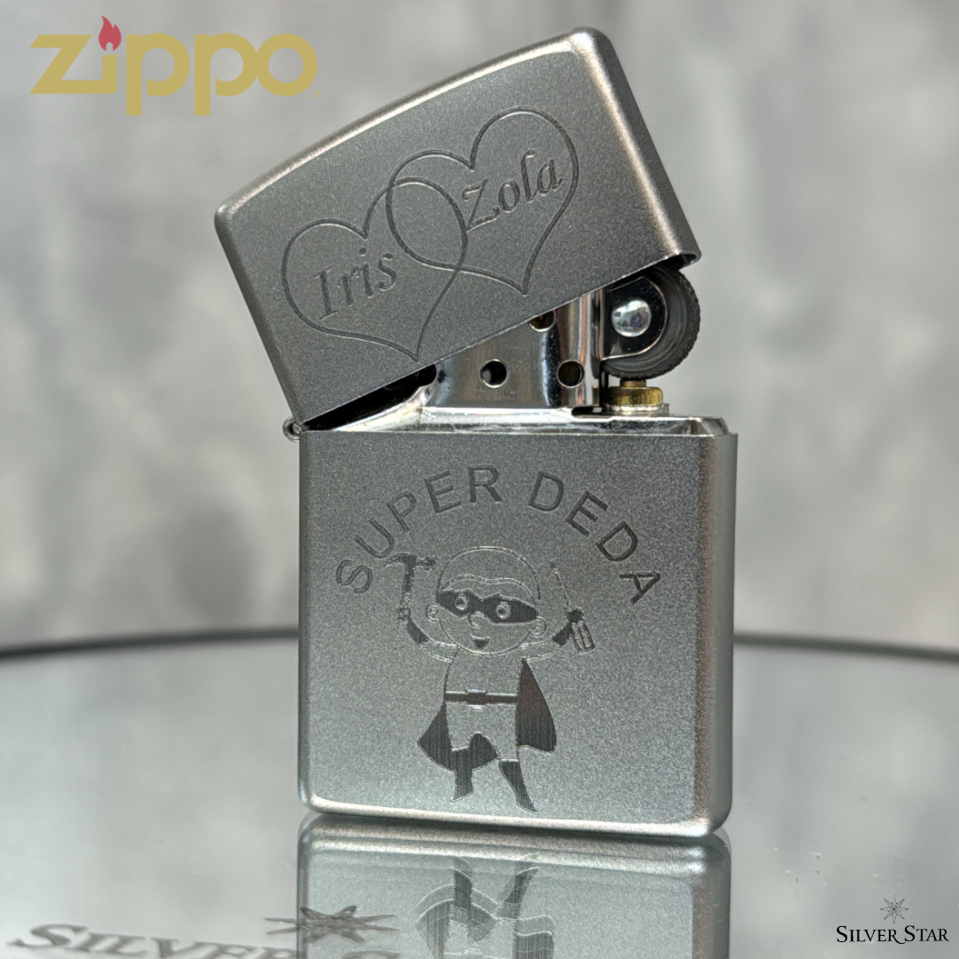 Zippo original upaljač SUPERDEDA - Silver Star