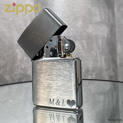 Zippo original upaljač Matirani - Silver Star
